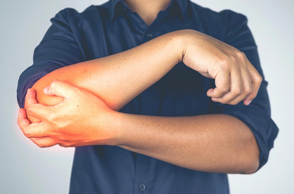 Tennis and golfer's elbow treatment at Elevate Chiro & Health, Delray Beach.